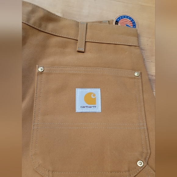 NWT Carhartt Traditional Double Knee Traditional Duck Work Pants 38x32 - Picture 2 of 6